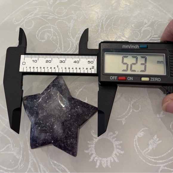 Lepidolite Star Crystal Carving, 44 grams - Picture 9 of 14